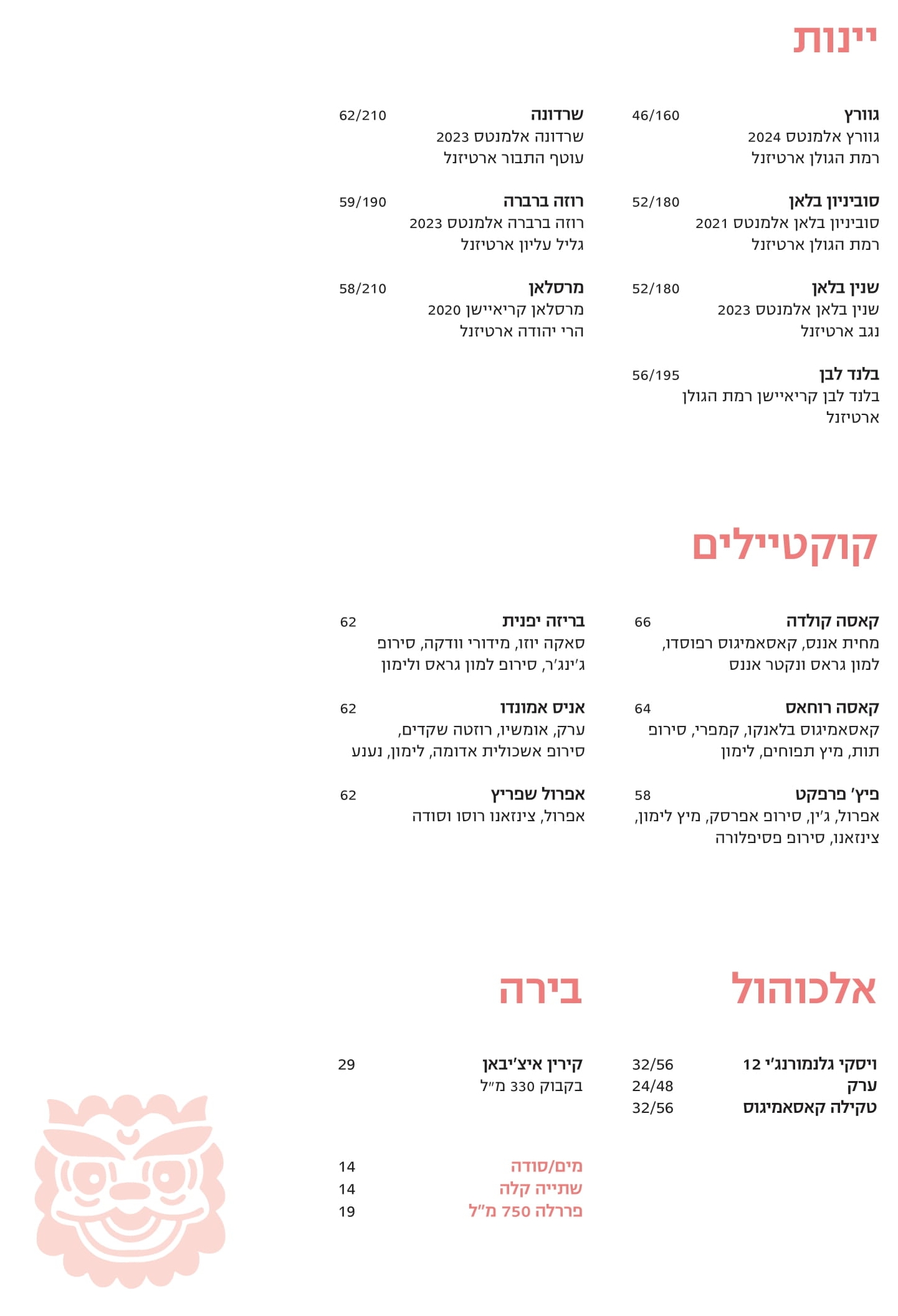 ערב יינות וקוקטיילים